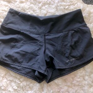 Brooks Gray Running Shorts XS